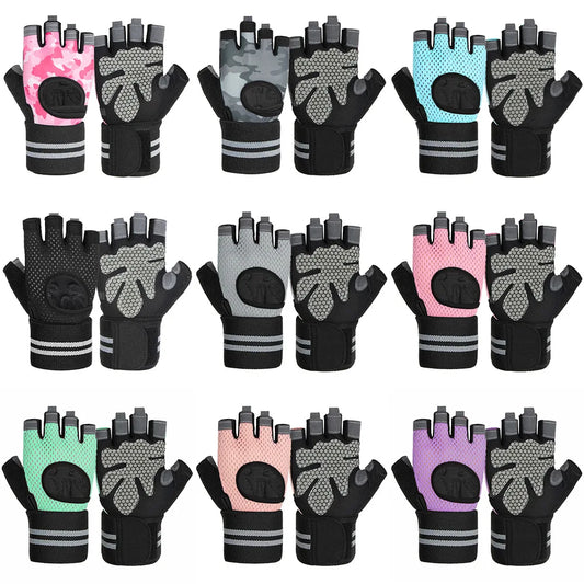 GripPro Half-Finger Workout Gloves